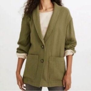 Madewell Lightspun Dorset Blazer: Distant Surplus